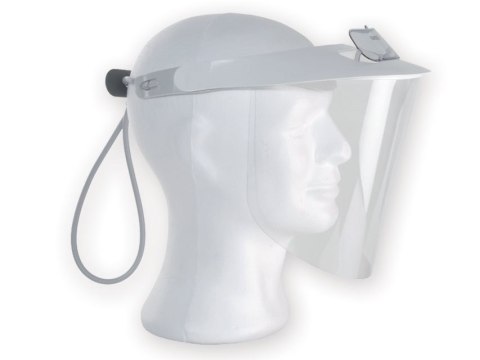 GIMA TETI Maska ochronna na całą twarz, pasuje na okulary, 2 przezroczyste osłony