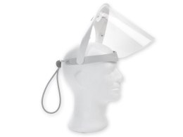 GIMA TETI Maska ochronna na całą twarz, pasuje na okulary, 2 przezroczyste osłony