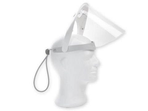 GIMA TETI Maska ochronna na całą twarz, pasuje na okulary, 2 przezroczyste osłony