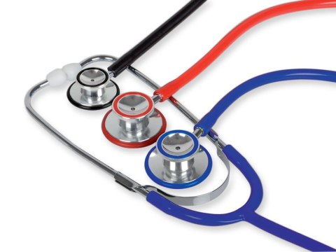 GIMA TRAD DOUBLE HEAD BLUE Stetoskop internistyczny, aluminiowy, głowice Ø 40/20 mm