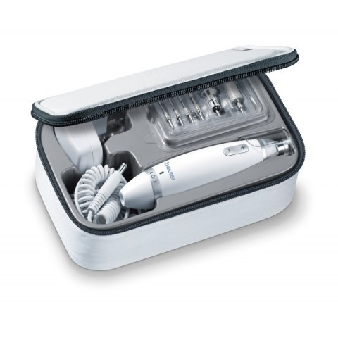 BEURER MP62 Zestaw do manicure i pedicure, 10 końcówek, podświetlenie LED