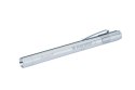 RIESTER RI PEN SREBRNY Latarka diagnostyczna LED, aluminiowa z klipsem, 2x AAA