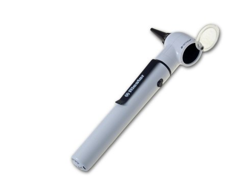 RIESTER E SCOPE BIAŁY Otoskop światłowodowy e scope z oświetleniem LED 3,7v, w etui