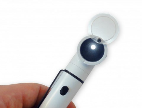 RIESTER E SCOPE BIAŁY Otoskop światłowodowy e scope z oświetleniem LED 3,7v, w etui