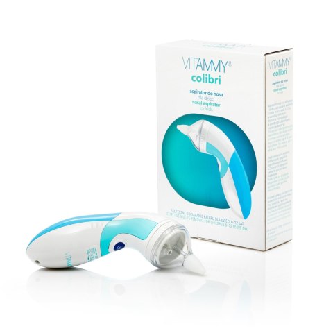VITAMMY COLIBRI Aspirator do nosa elektryczny dla dzieci, cichy odciągacz kataru