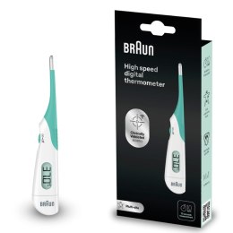 BRAUN PRT1000 Termometr piórkowy elektroniczny z elastyczną końcówką, pomiar w 10 s