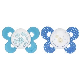CHICCO PHYSIO COMFORT 6M+ NIEBIESKI Smoczek uspokajający silikonowy, 1 szt.