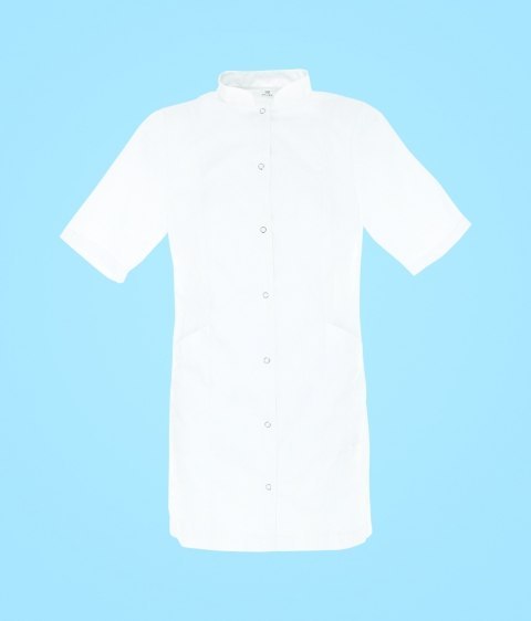 STELO ROZM. XL Fartuch medyczny krótki ze stójką damski, TO88050/WHTT/XL