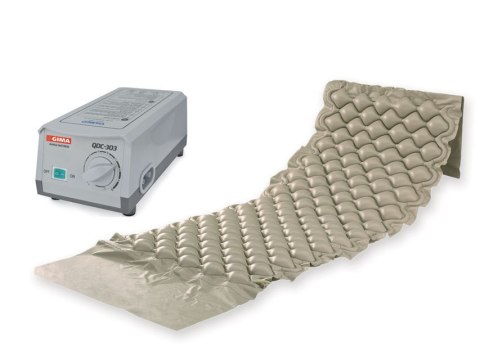 GIMA 28566 Zestaw przeciwodleżynowy, materac bąbelkowy + kompresor, 135 kg