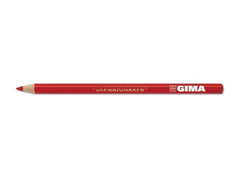 GIMA Ołówek dermograficzny czerwony, 6 szt.