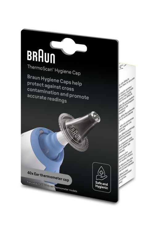 BRAUN LF40 Kapturki do termometrów dousznych, ThermoScan., jednorazowe, 40 szt.
