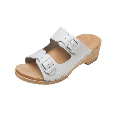 MEDIBUT ROZM. 40 Pantolety zdrowotne drewniaki, skórzane, antypoślizgowe, wzór 03S