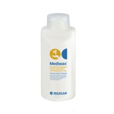 MEDILAB MEDIWAX 500 ml Emulsja do rąk i ciała z woskiem pszczelim