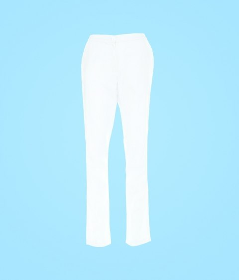 STELO ROZM. S Spodnie medyczne damskie zwężane, trzy kieszenie, TO88080/WHTT/S