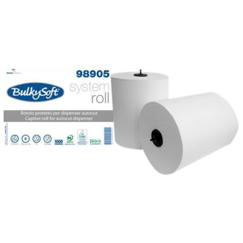 BULKYSOFT SYSTEM Ręcznik w roli 2-warstwowy, 200 m, do kontaktu z żywnością