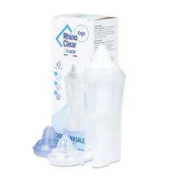 FLAEM RHINO CLEAR ERGO Irygator do nosa, ergonomiczny, do terapii aerozolowej