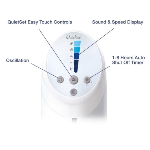 HONEYWELL HYF260E Wentylator kolumnowy z oscylacją, 5 trybów, tryb nocny