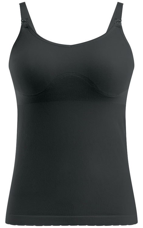 MEDELA TANK TOP BRAVADO ROZM. L Koszulka ciążowa, czarna, do karmienia, bez fiszbin