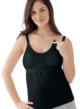 MEDELA TANK TOP BRAVADO ROZM. L Koszulka ciążowa, czarna, do karmienia, bez fiszbin