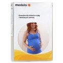MEDELA ROZM. L Koszulka ciążowa z biustonoszem do karmienia, niebieska