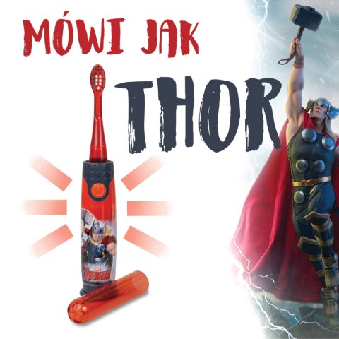 FIREFLY AVENGERS Szczoteczka do zębów świecąca i mówiąca, dla dzieci 3+