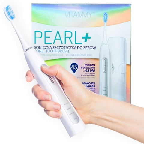 VITAMMY PEARL+ Szczoteczka soniczna do zębów z wybielaniem i 3 programami
