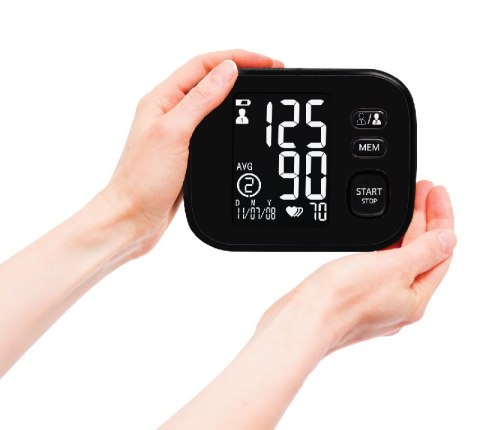 VITAMMY SUPER COSMO BLACK/WHITE Ciśnieniomierz naramienny z IHB i podświetleniem