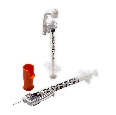 BD SAFETY GLIDE 0,3 ml Strzykawka insulinowa, z bezpieczną igłą, 100 szt.