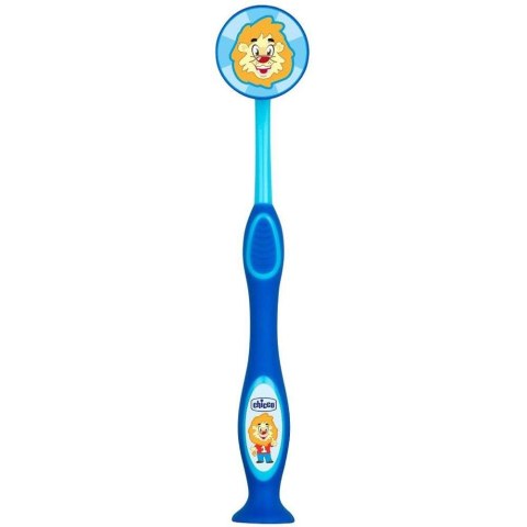 CHICCO 36M+Szczoteczka do zębów dla dziec, niebieska