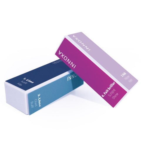 INNOXA EXPERT VM-N99B Polerki do paznokci 4-stronne, trwałe, 12 szt.