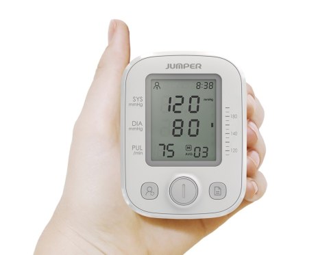 JUMPER JPD HA200 Ciśnieniomierz naramienny, automatyczny, pamięć, mankiet 22-32 cm