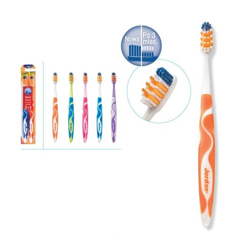 JORDAN ADVANCED Szczoteczka do zębów, miękka, 2 szt.