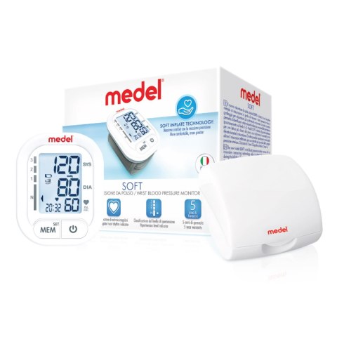 MEDEL SOFT Ciśnieniomierz nadgarstkowy, z funkcją IHB i pamięcią 60 pomiarów