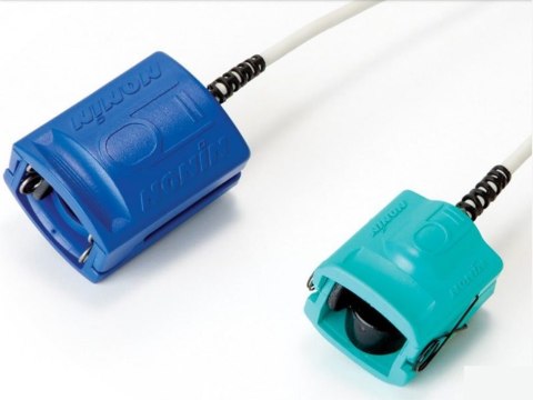 NONIN 8000AP 1 m Sensor pulsoksymetru pediatryczny, wielorazowy, z klipsem