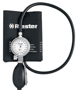 RIESTER MINIMUS II CZARNY Ciśnieniomierz zegarowy lekarski 24-32 cm, etui