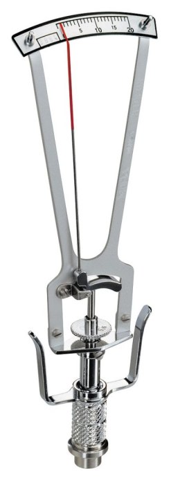 RIESTER Tonometr Schiötza, prosta skala, polerowane ciężarki, z certyfikatem