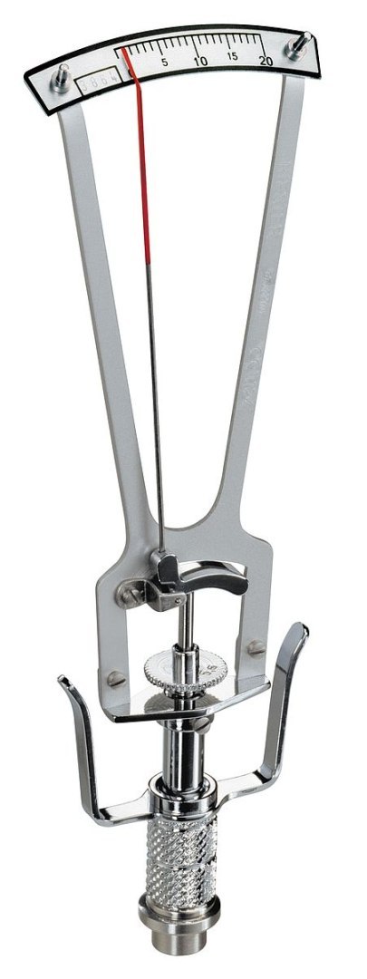 RIESTER Tonometr Schiötza, prosta skala, polerowane ciężarki, z certyfikatem