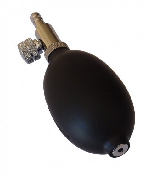 RIESTER Gruszka wymienna do ciśnieniomierza, czarna, lateksowa, z zaworem dolnym