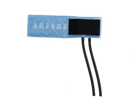 RIESTER 7,5 × 13 cm, model 133 Mankiet dwuprzewodowy na rzepy, dla niemowląt