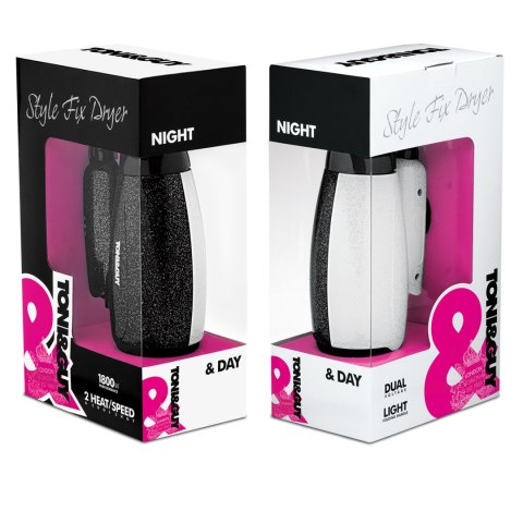 TONI & GUY TGDR5372 Suszarka do włosów, 1800 W, składana rączka, 2 prędkości