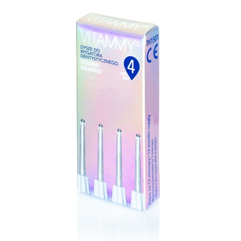 VITAMMY AQUARIUS 1.0 Końcówki do irygatora, 4 szt.