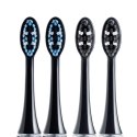VITAMMY PEARL+ NOIRE, AURUM Końcówki do szczoteczki sonicznej, czarne, 4 szt.