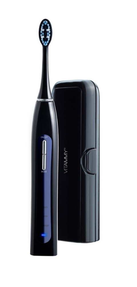 VITAMMY PEARL+ NOIRE Szczoteczka soniczna do zębów z wybielaniem i 3 programami