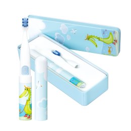 VITAMMY SMILE KROKODYL Szczoteczka soniczna do zębów dla dzieci 3+, miękkie włókna