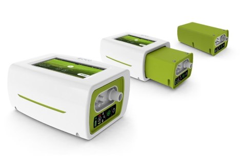 AIR LIQUID EOVE EO-150 Respirator przenośno-stacjonarny, 3,5 kg+, Click&Go