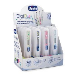 CHICCO DIGI BABY Termometr elektroniczny dziecięcy, szybki pomiar i alarm, mix