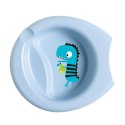 CHICCO 6M+ Talerz do karmienia, niebieski, antypoślizgowy, BPA free