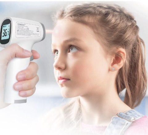 CONTEC TP500 Termometr bezdotykowy, elektroniczny na podczerwień do pomiaru czołowego