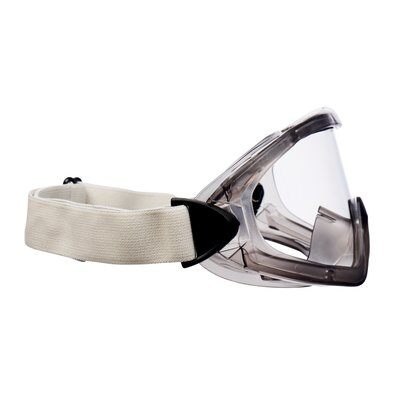 3M 2890 Gogle ochronne wentylowane, Anti-Fog / Anti-Scratch, pasek regulowany