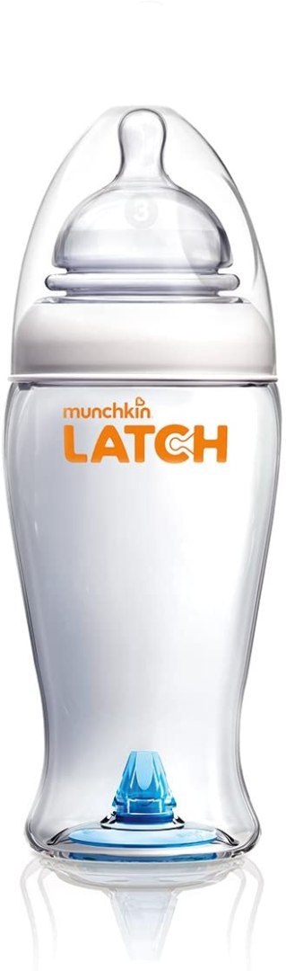 MUNCHKIN LATCH 6M+ 330 ml Butelka dla niemowląt, szybki przepływ i antykolky smoczek